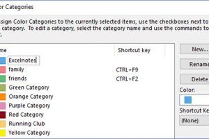 How to Rename a Contact Category in Outlook