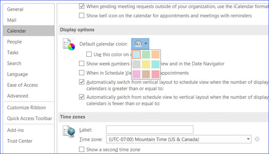 How to Change Default Color for all Outlook Calendars ExcelNotes