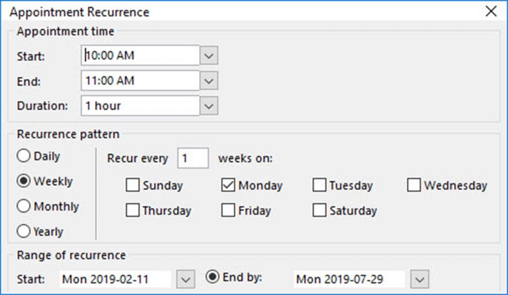 how-to-edit-a-recurring-appointment-in-outlook-excelnotes