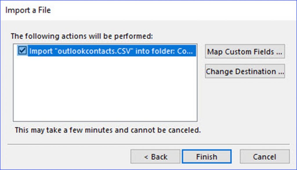 exporting contacts from outlook 2010 into csv