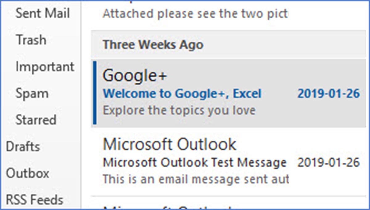how to delete messages in outlook