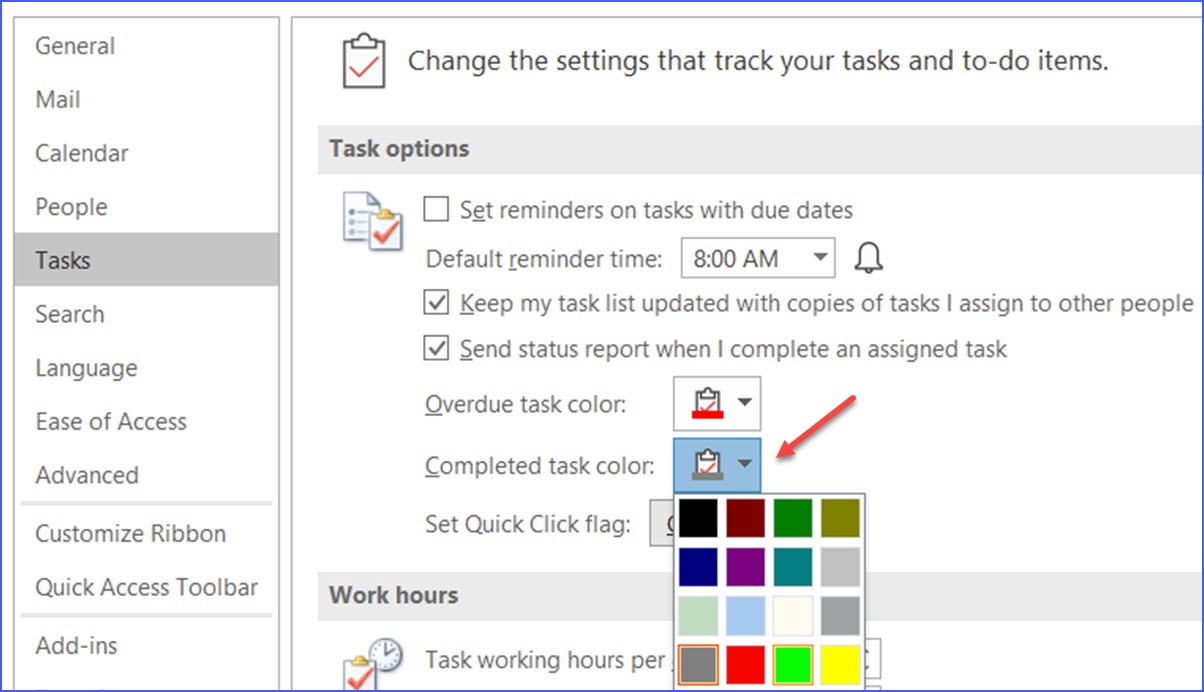 how to categorize emails in outlook by sender