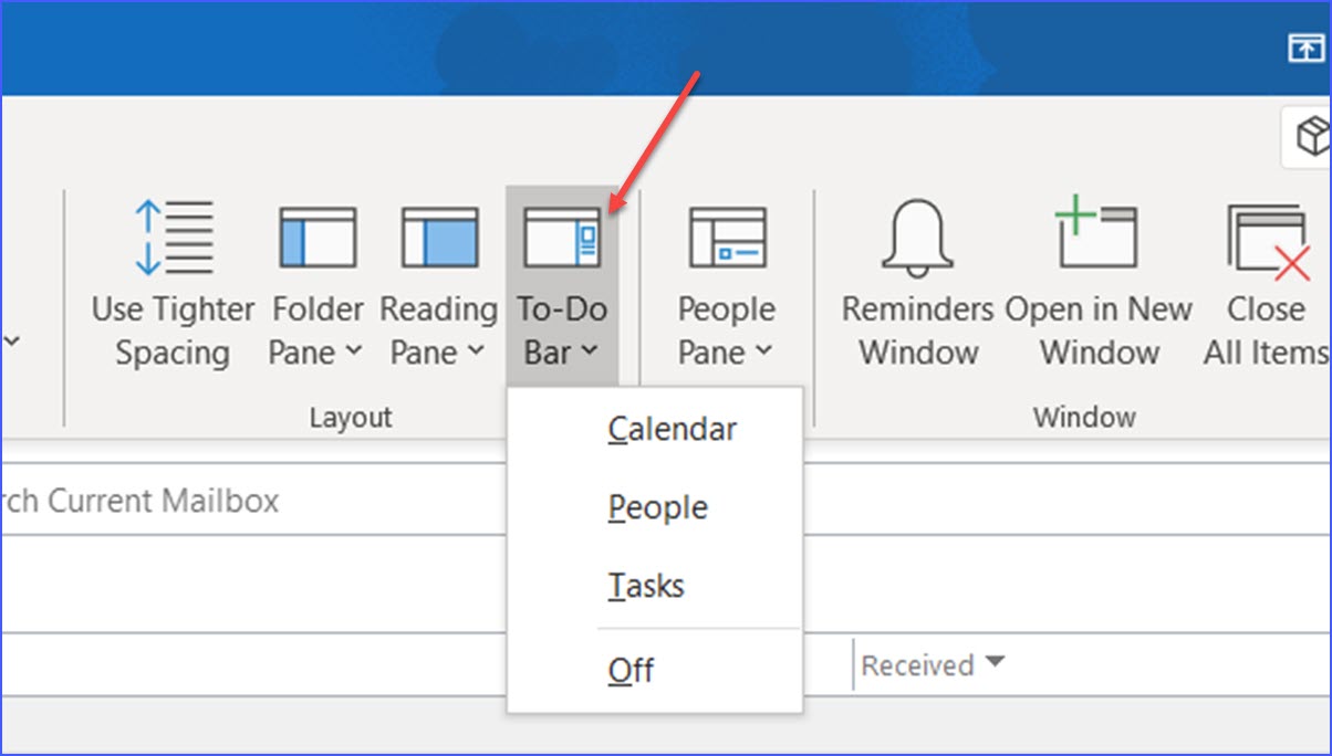 how to view tasks in outlook