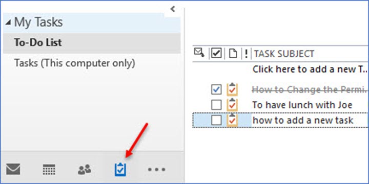 assign new task in outlook
