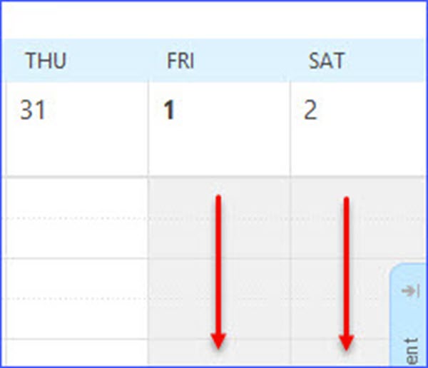 How to Change Working Days in Outlook Calendar ExcelNotes