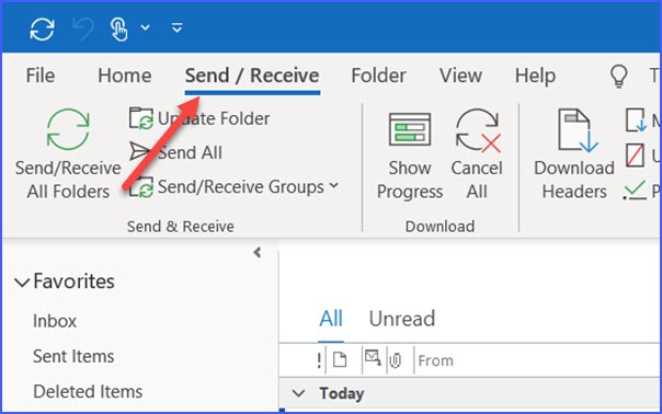 outlook 365 how often to check for mail