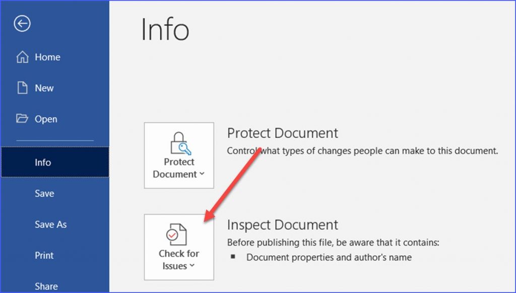 how-to-inspect-a-word-document-before-sharing-excelnotes