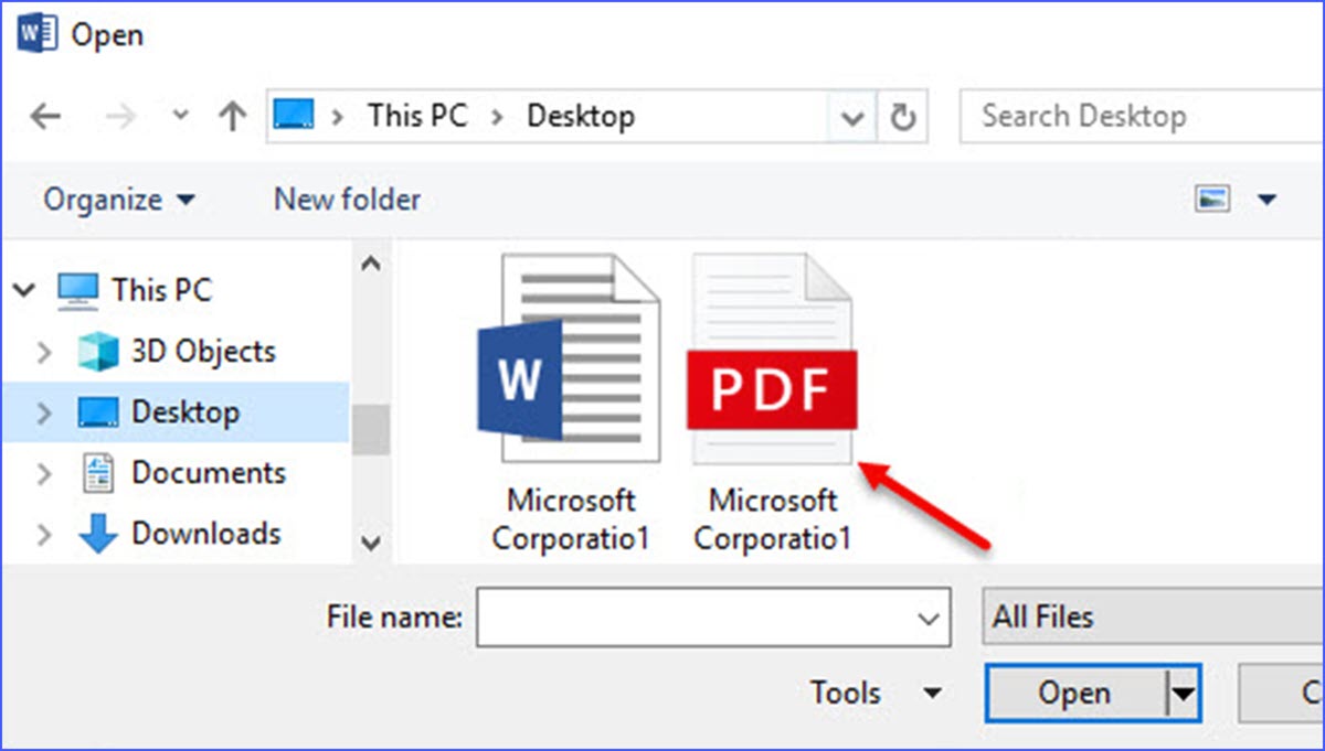 How To Open A Pdf File In Microsoft Word - Templates Printable Free