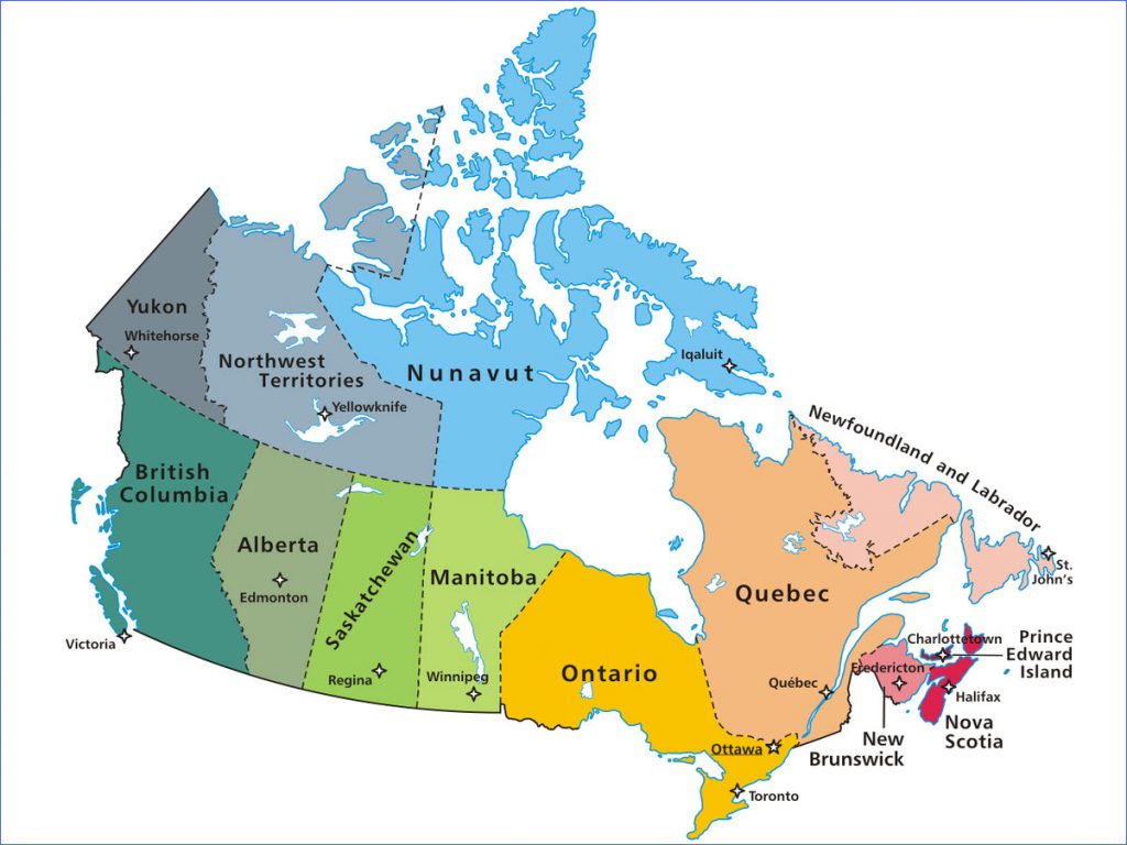 The Abbreviations For Provinces And Territories In Canada ExcelNotes