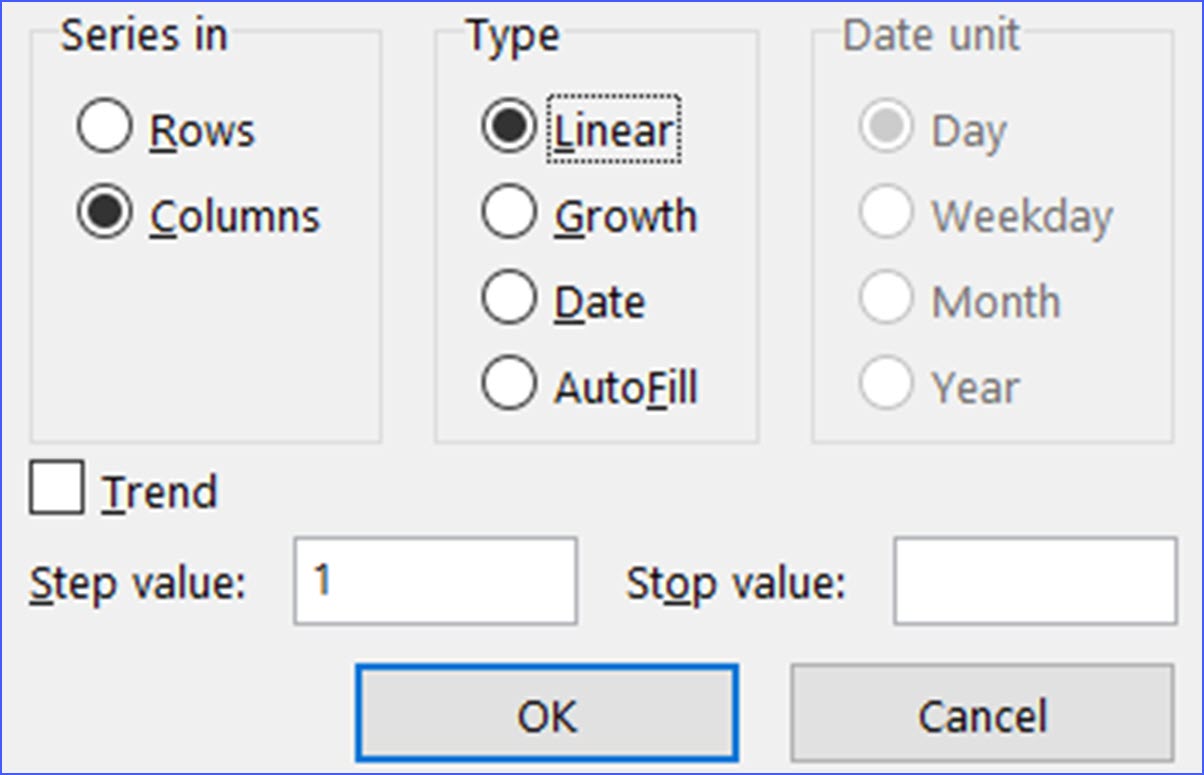 How to Use AutoFill to Enter Data ExcelNotes