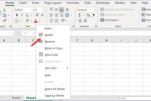 How to Delete Multiple Adjacent Worksheets