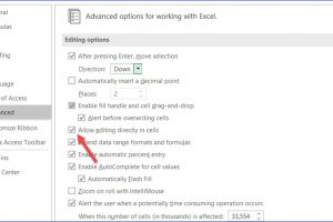 How to Enable Editing Directly in Cells