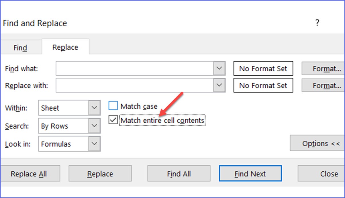 how-to-replace-a-text-string-that-matches-entire-cell-contents-excelnotes