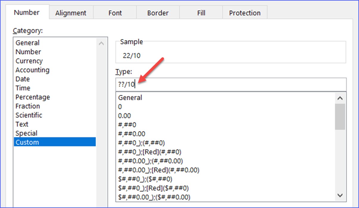 How To Keep Fraction Denominator Digits - Excelnotes