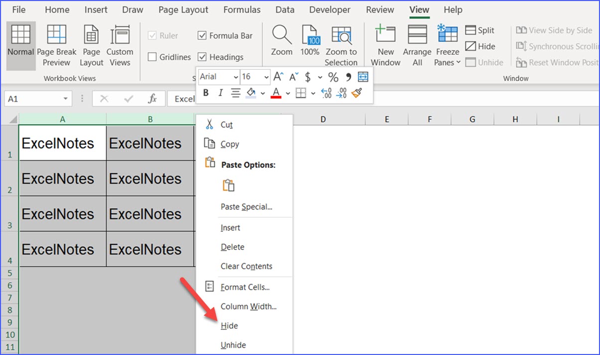 how-to-hide-adjacent-columns-in-excel-excelnotes