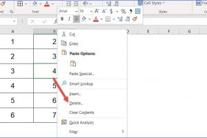 How to Delete a Range and Shift Cells Up