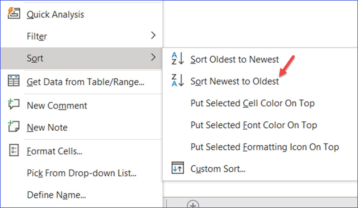 how-to-sort-date-column-from-newest-to-oldest-excelnotes