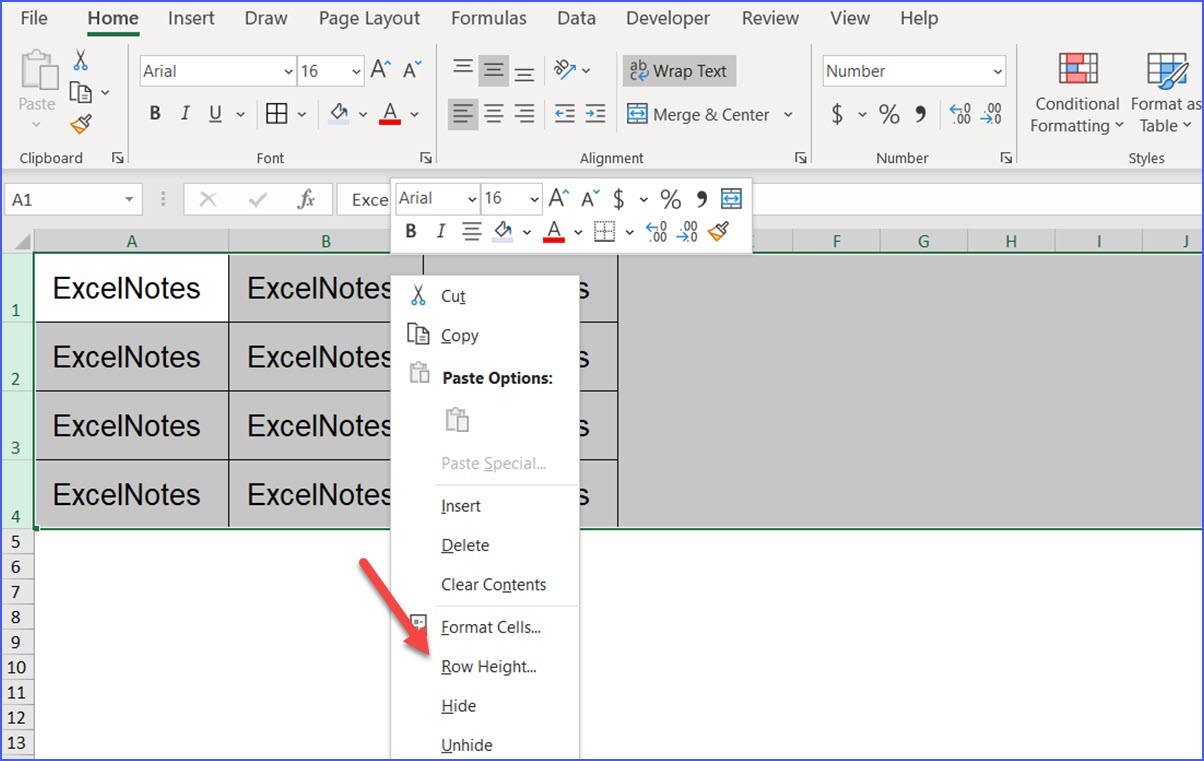 how-to-setup-the-row-height-excelnotes