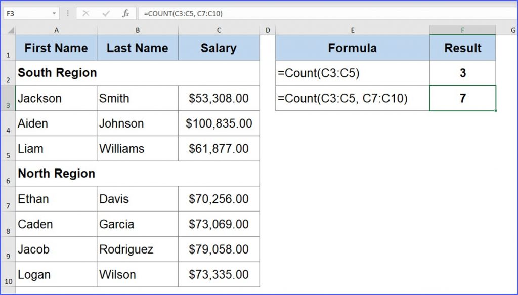 How To Count Cells That Contain Numbers ExcelNotes