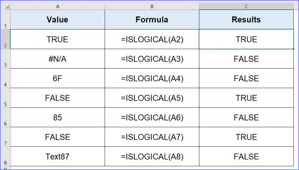 how-to-check-whether-a-value-is-logical-value-excelnotes