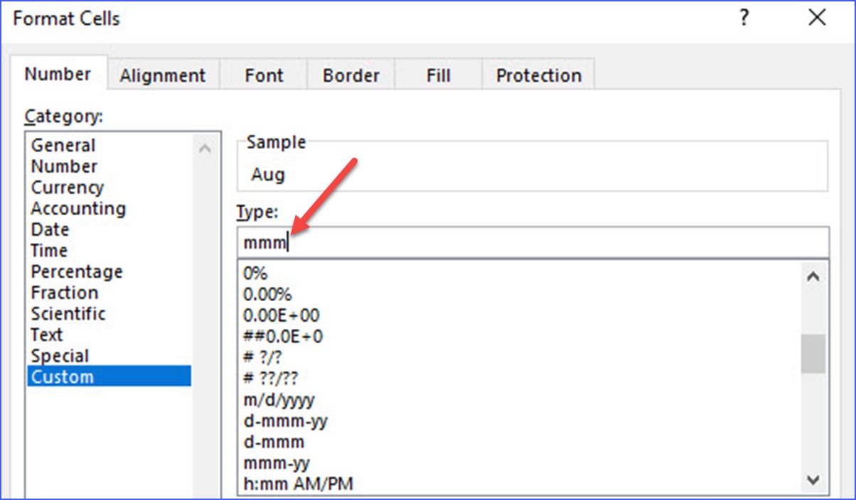 How To Convert A Date To The Month Name Excelnotes