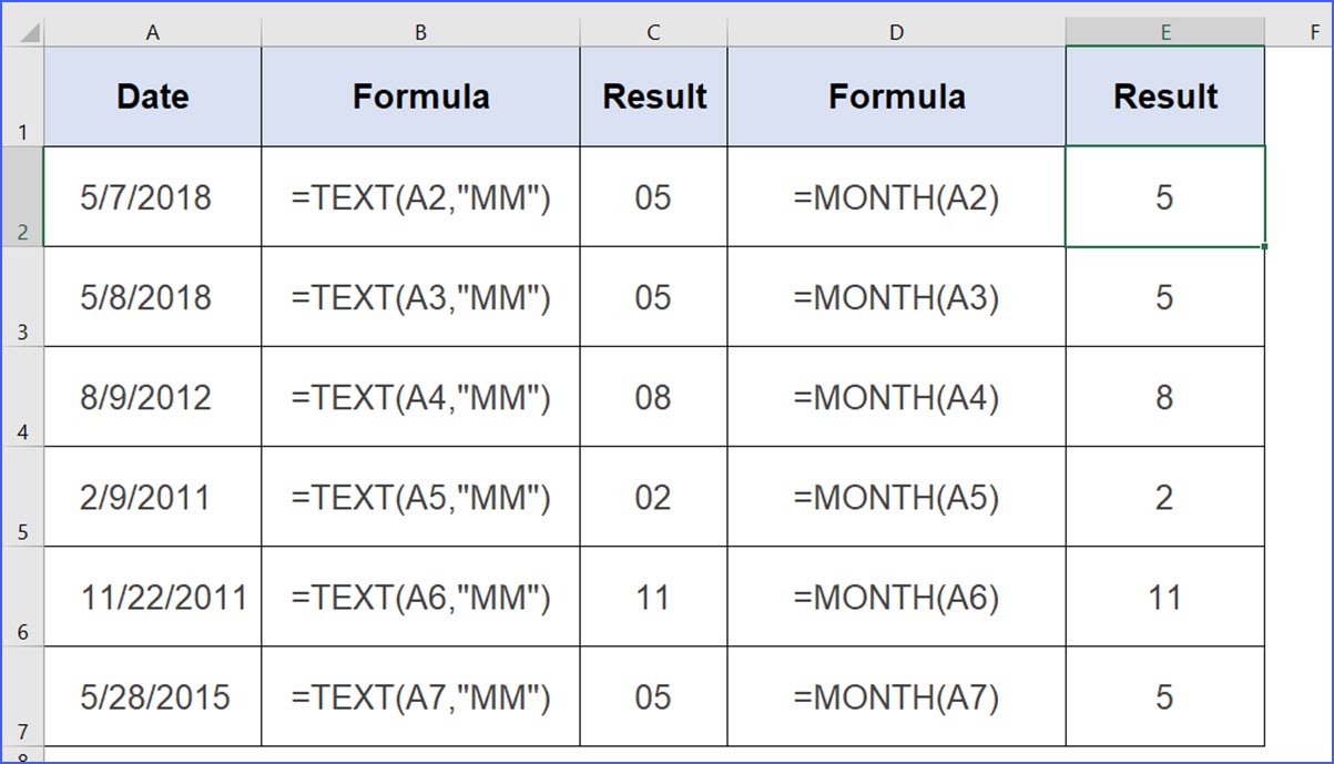 How To Convert A Date To The Month With Two Digits Excelnotes