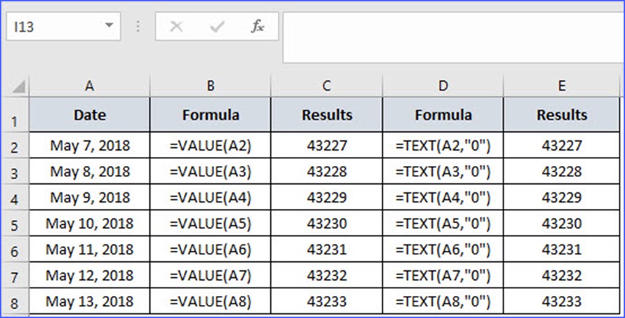 excel convert serial number to date function