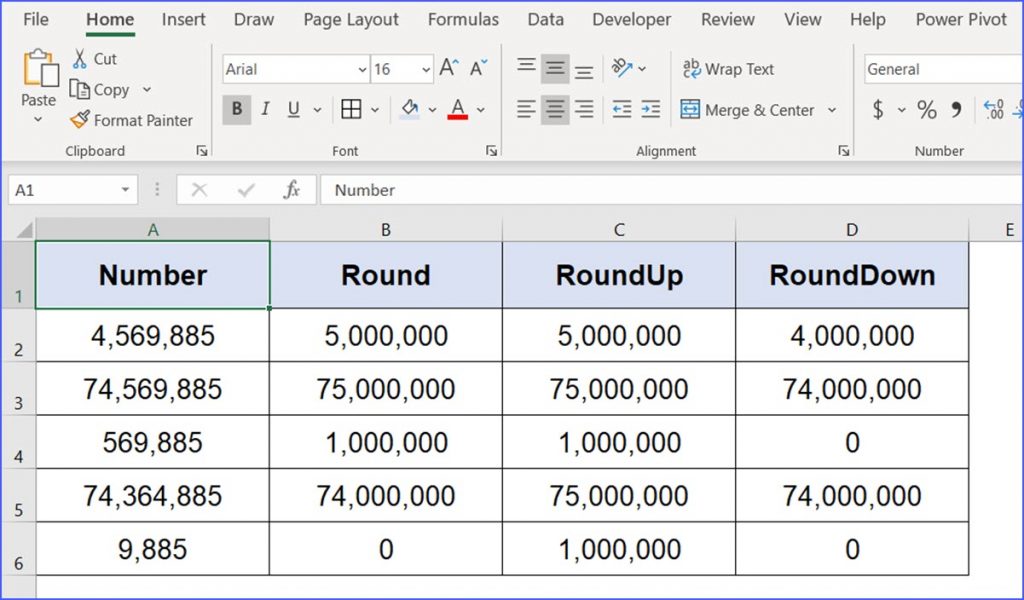 How To Convert Numbers Into Millions In Excel Excelnotes 7762