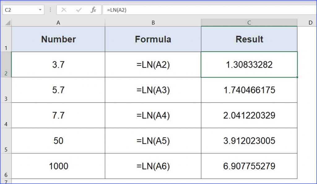 how-to-use-ln-function-excelnotes