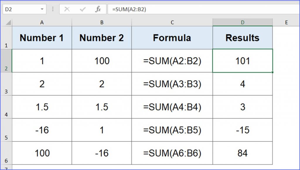 How To Sum Numbers ExcelNotes