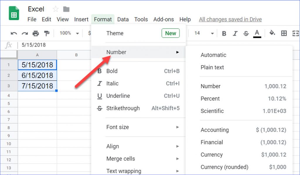 How to Format Dates in Google Sheets ExcelNotes