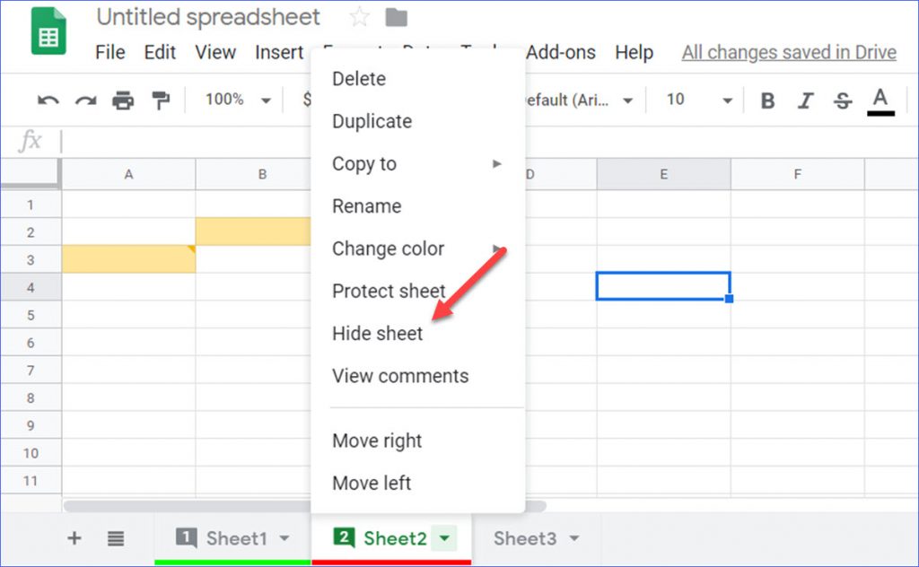 how-to-unhide-rows-in-google-sheets