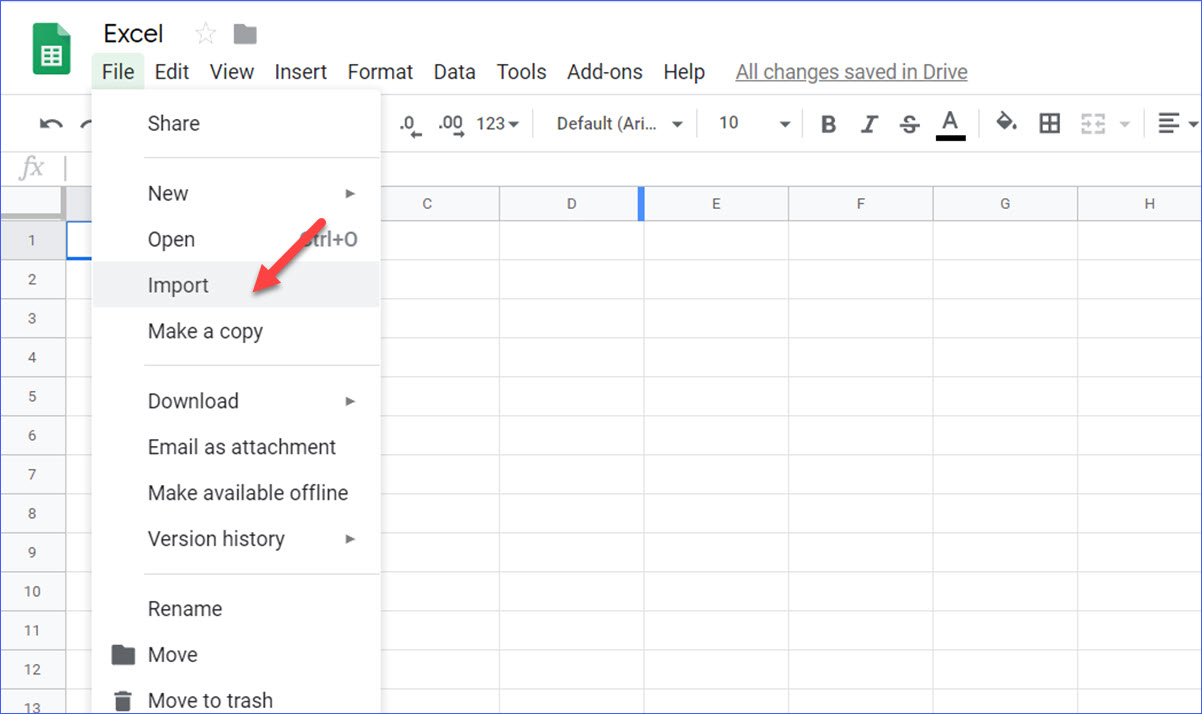 How to Import Excel Spreadsheet as an Inserted Sheet - ExcelNotes