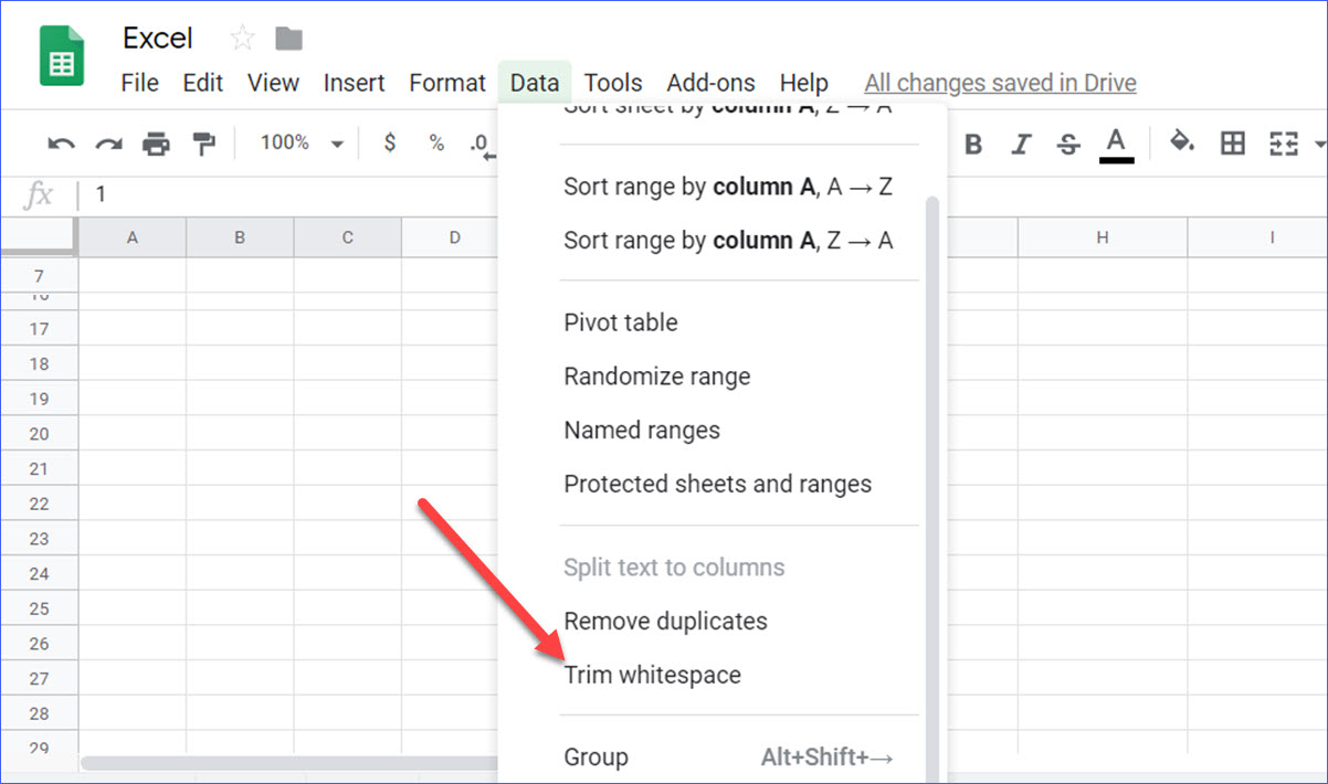 How to Trim Extra Spaces in Google Sheets ExcelNotes