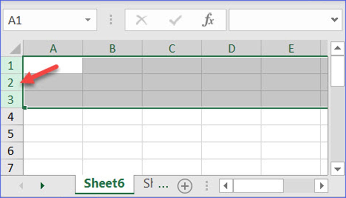 Ctrl+Shift+9: Unhide the Selected Rows - ExcelNotes