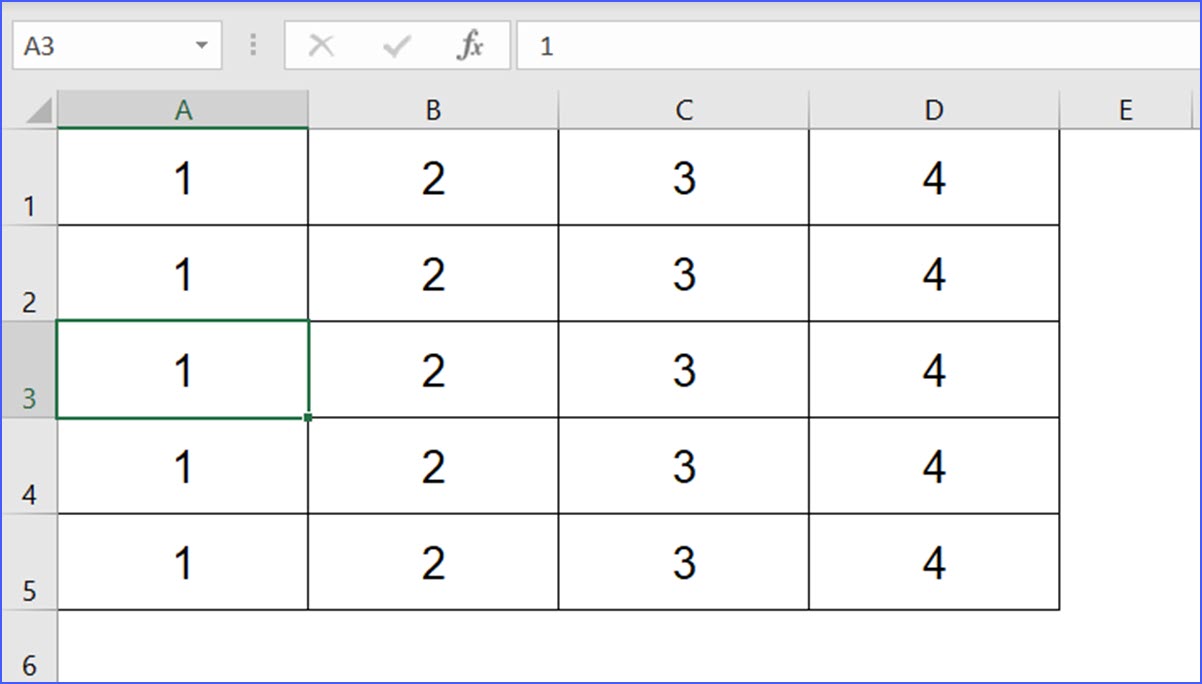 Home Key to the First Cell of the Row - ExcelNotes