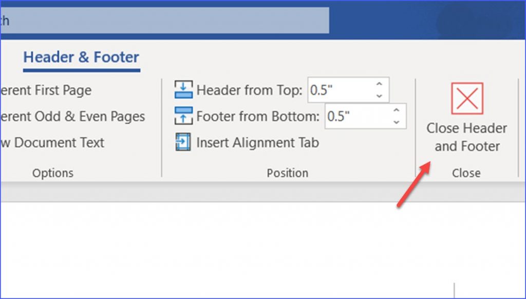 How to Add a Header and Footer in Word - ExcelNotes