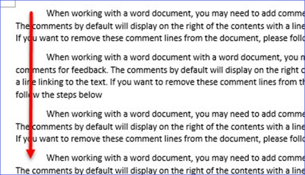 microsoft word ribbon indent