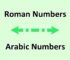 Roman Numerals to Arabic Numbers 10 to 1000 by 10