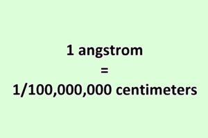 Convert Angstrom to Centimeter