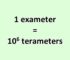 Convert Exameter to Terameter