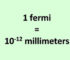 Convert Fermi to Millimeter