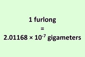 Convert Furlong to Gigameter