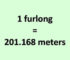 Convert Furlong to Meter