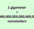 Convert Gigameter to Nanometer