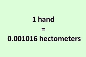 Convert Hand to Hectometer
