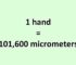 Convert Hand to Micrometer