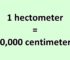 Convert Hectometer to Centimeter