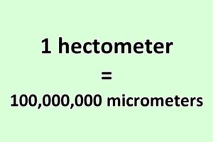 Convert Hectometer to Micrometer