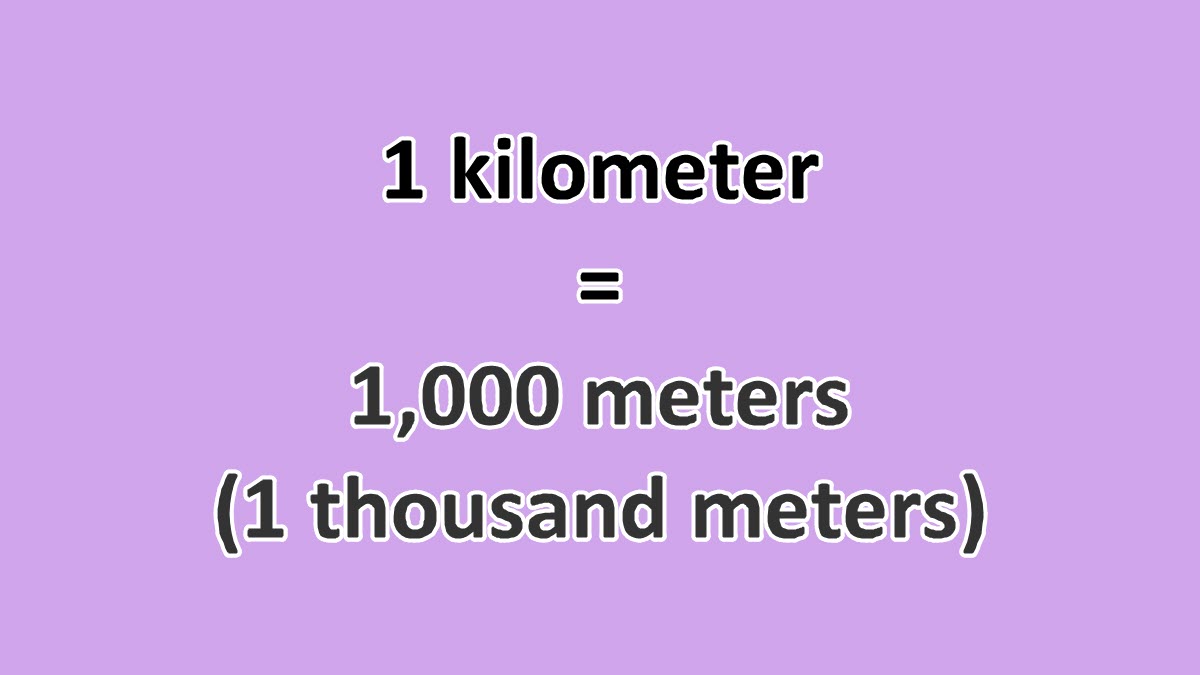 Convert Kilometer To Meter ExcelNotes